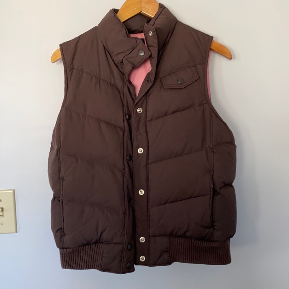 Brown GAP puffer vest